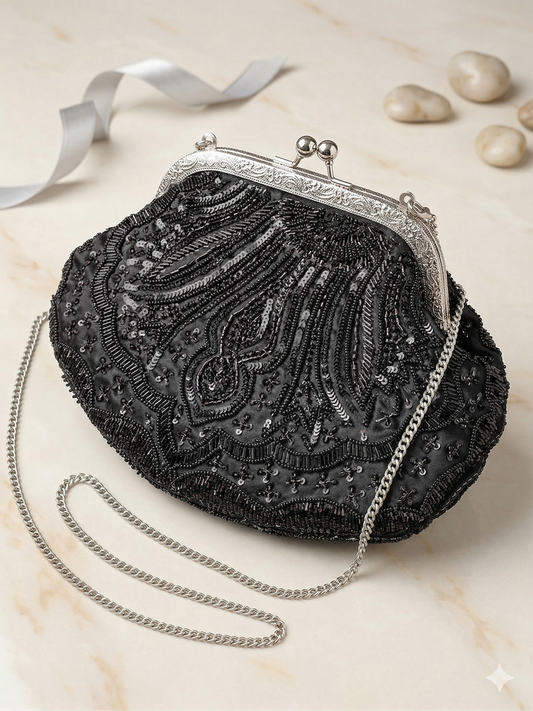 Embroidered Clutch