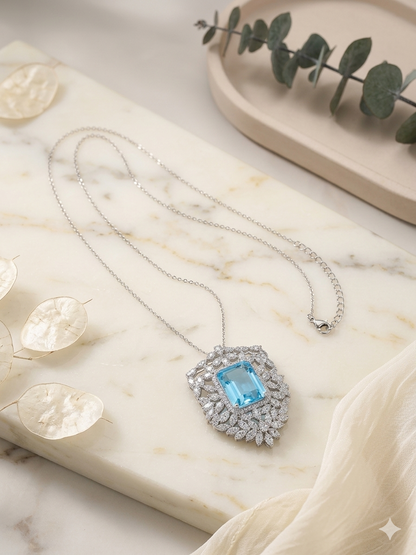 Pendant Silver Cubic Zirconia