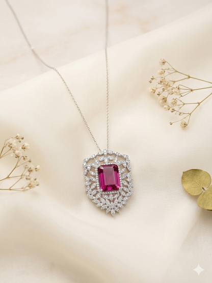 Pendant Silver Cubic Zirconia