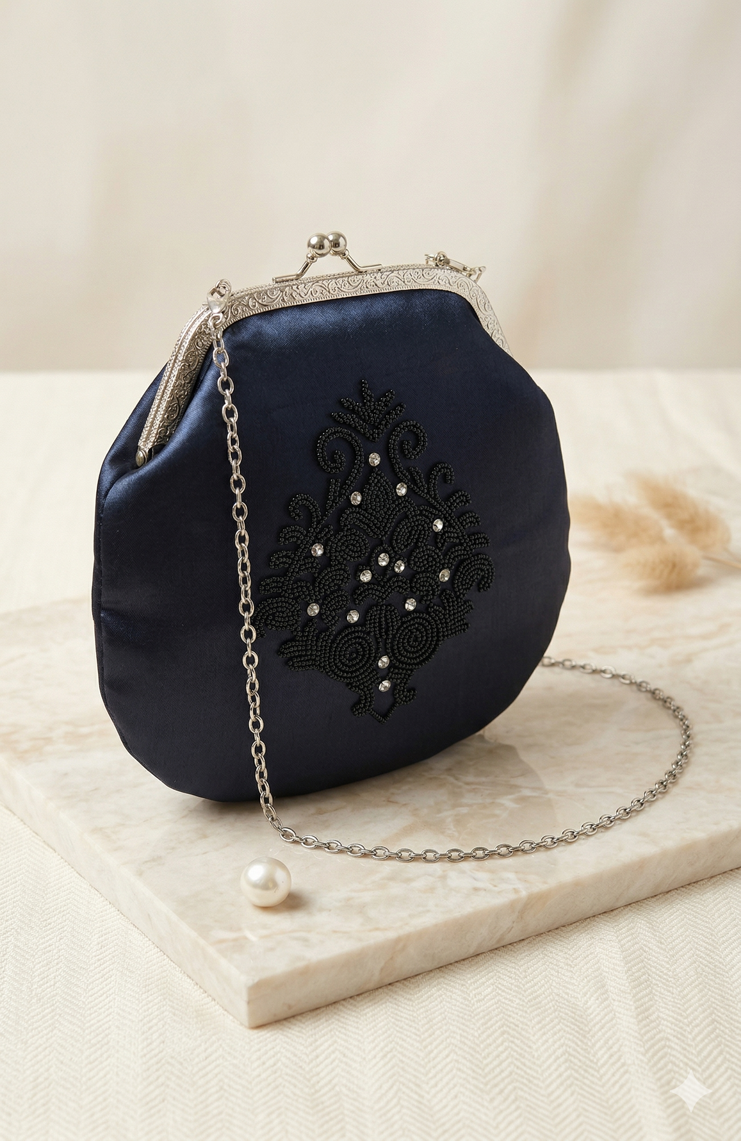 Embroidered Clutch