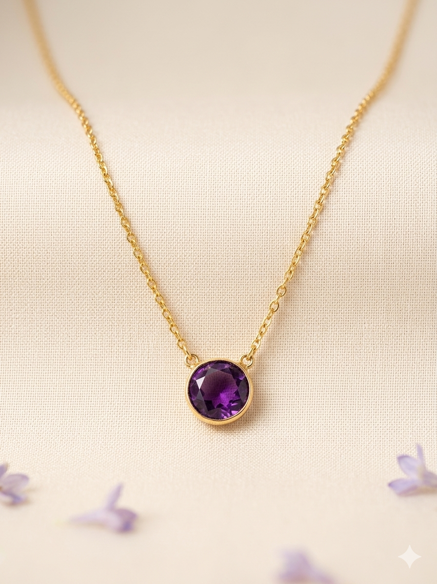 Necklace Silver Gemstone