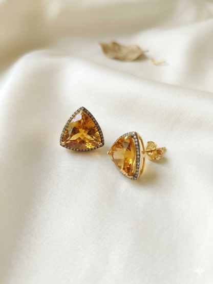 Earring Silver Semi Precious