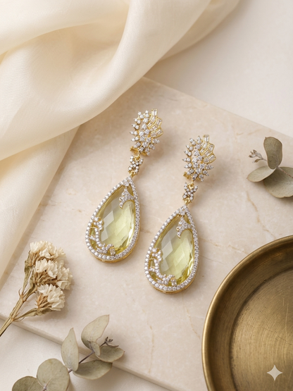 Earring Silver Cubic Zirconia