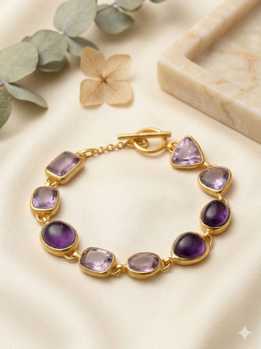 Bracelet Silver Amethyst