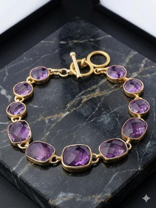 Bracelet Silver Amethyst