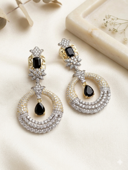 Earring Silver Cubic Zirconia