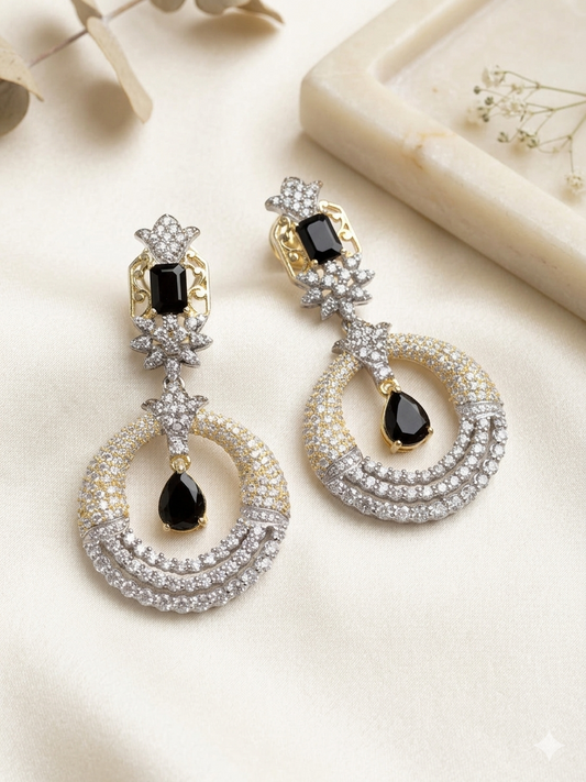Earring Silver Cubic Zirconia