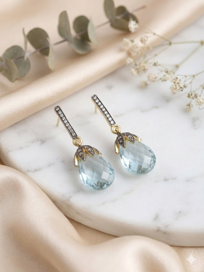 Earring Silver Cubic Zirconia