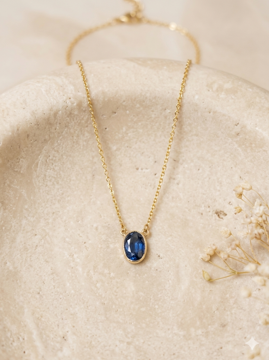 Necklace Silver Gemstone