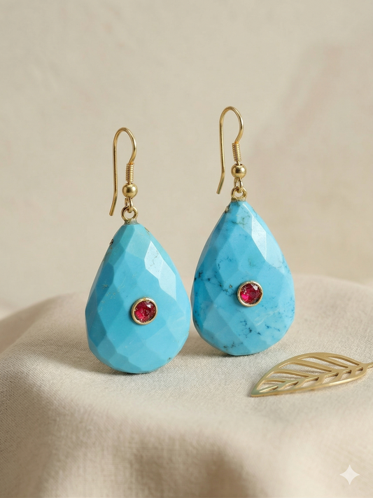 Earring Silver Turquoise