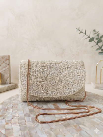 Embroidered clutch collection