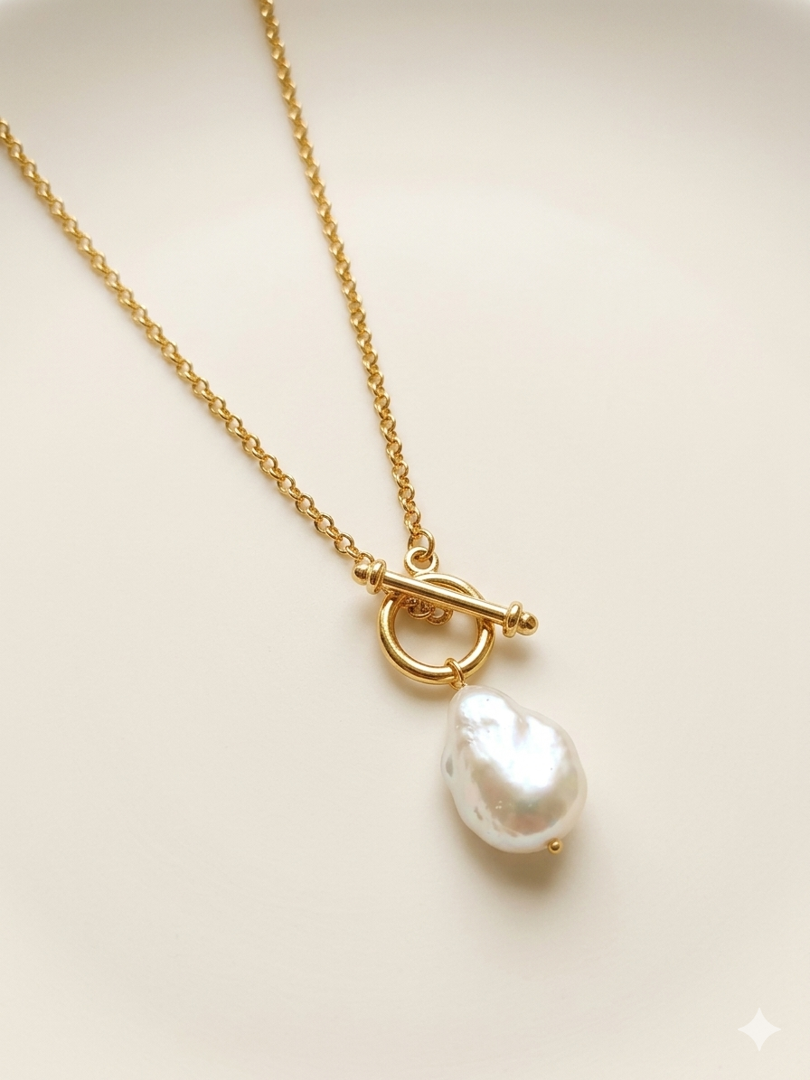 Necklace Silver Pearl