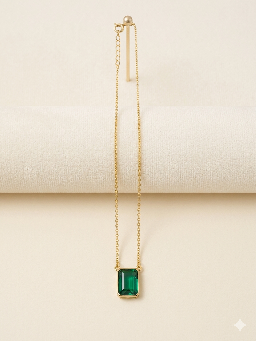 Necklace Silver Gemstone