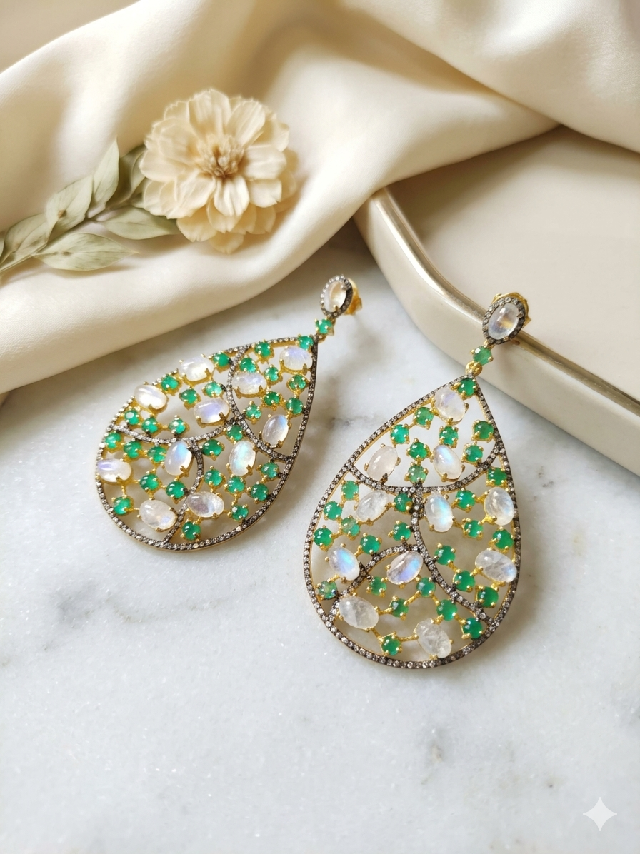 Earring Silver Victorian