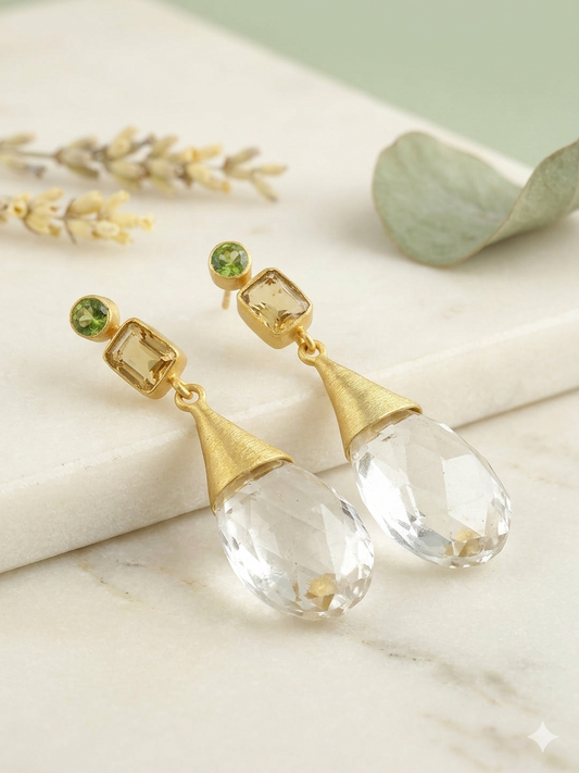 Earring Silver Gemstone