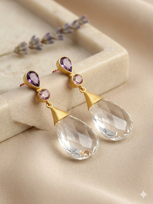 Earring Silver Gemstone