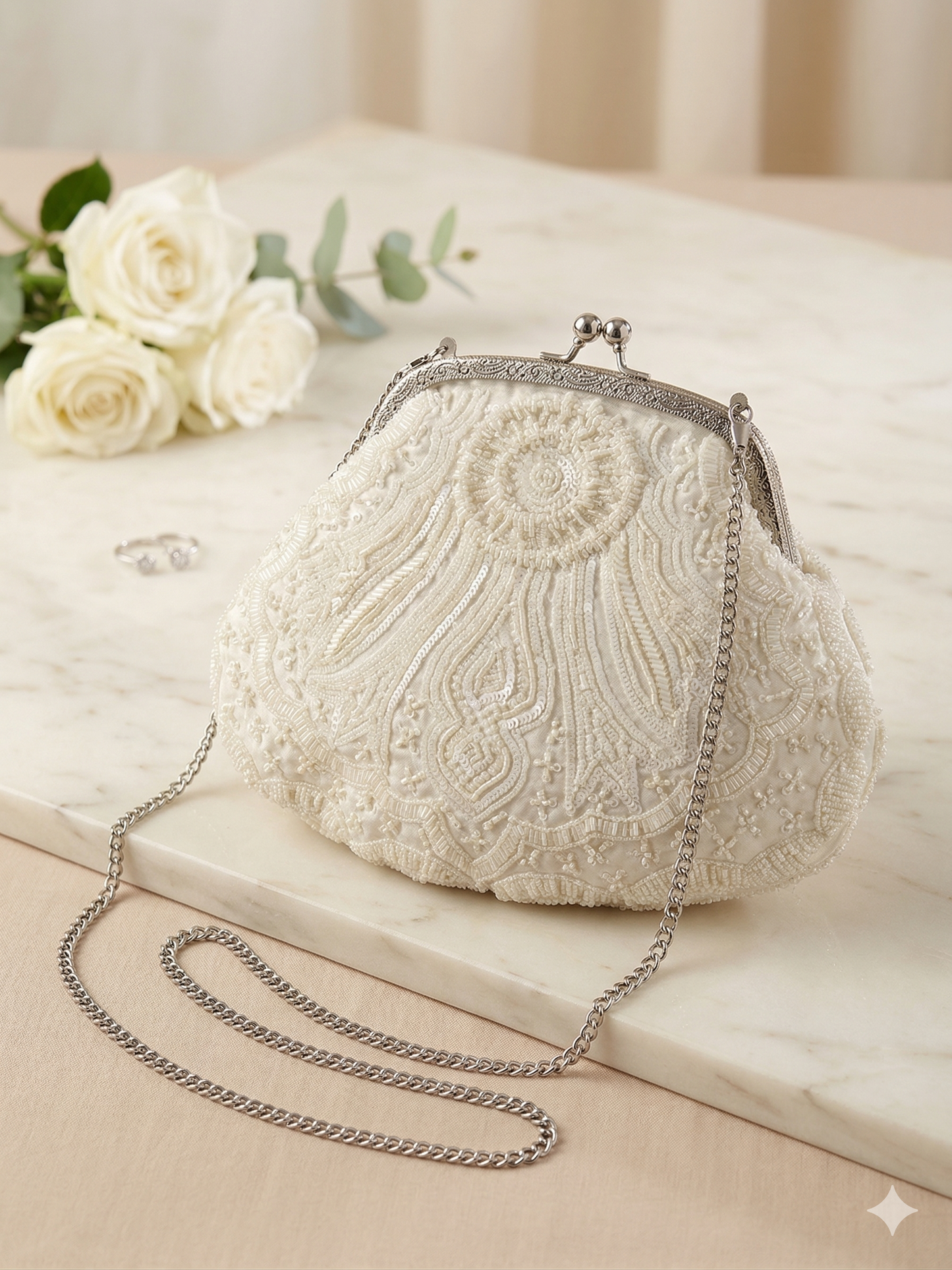 Embroidered Clutch