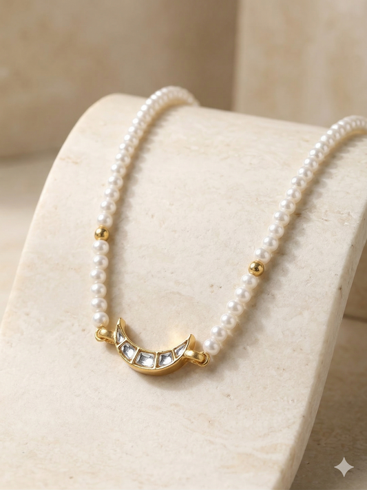 Necklace Pearl Kundan