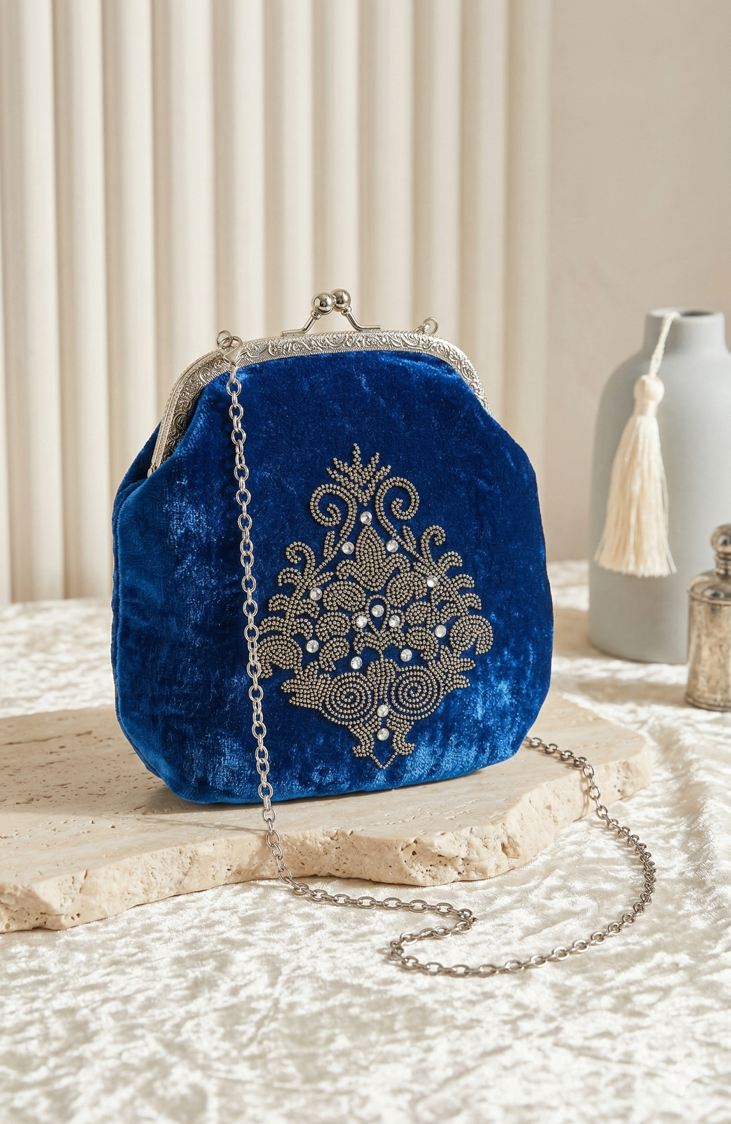 Embroidered Clutch