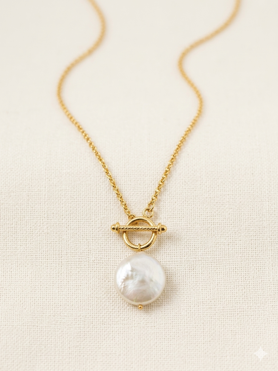 Necklace Silver Pearl