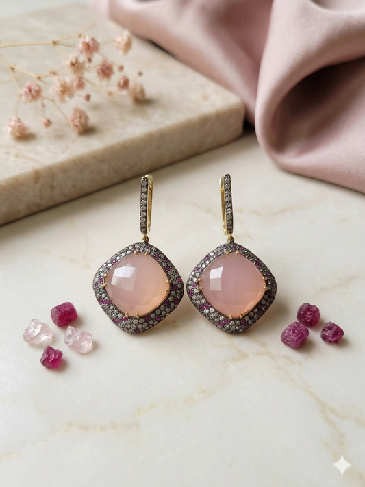 Earring Silver Gemstone