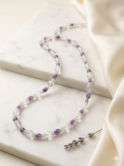 Necklace Beaded Semi Precious