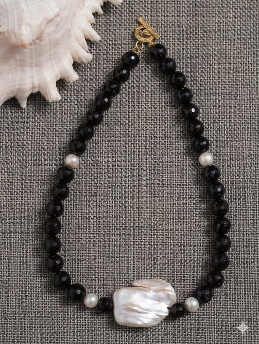 Necklace Beaded Semi Precious