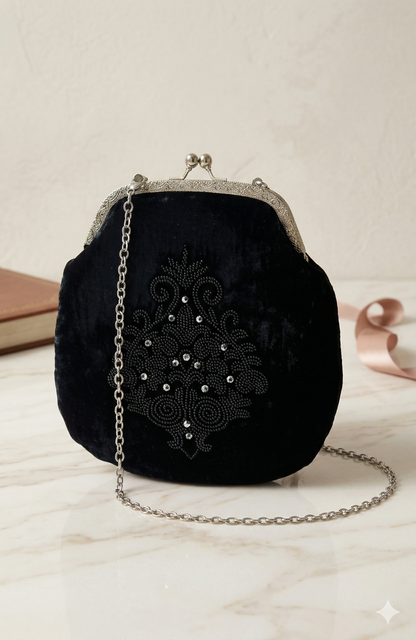 Embroidered Clutch