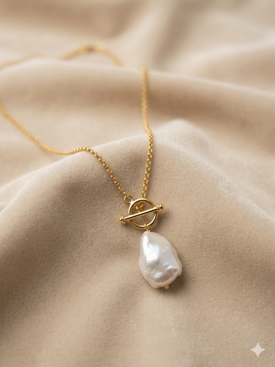 Necklace Silver Pearl
