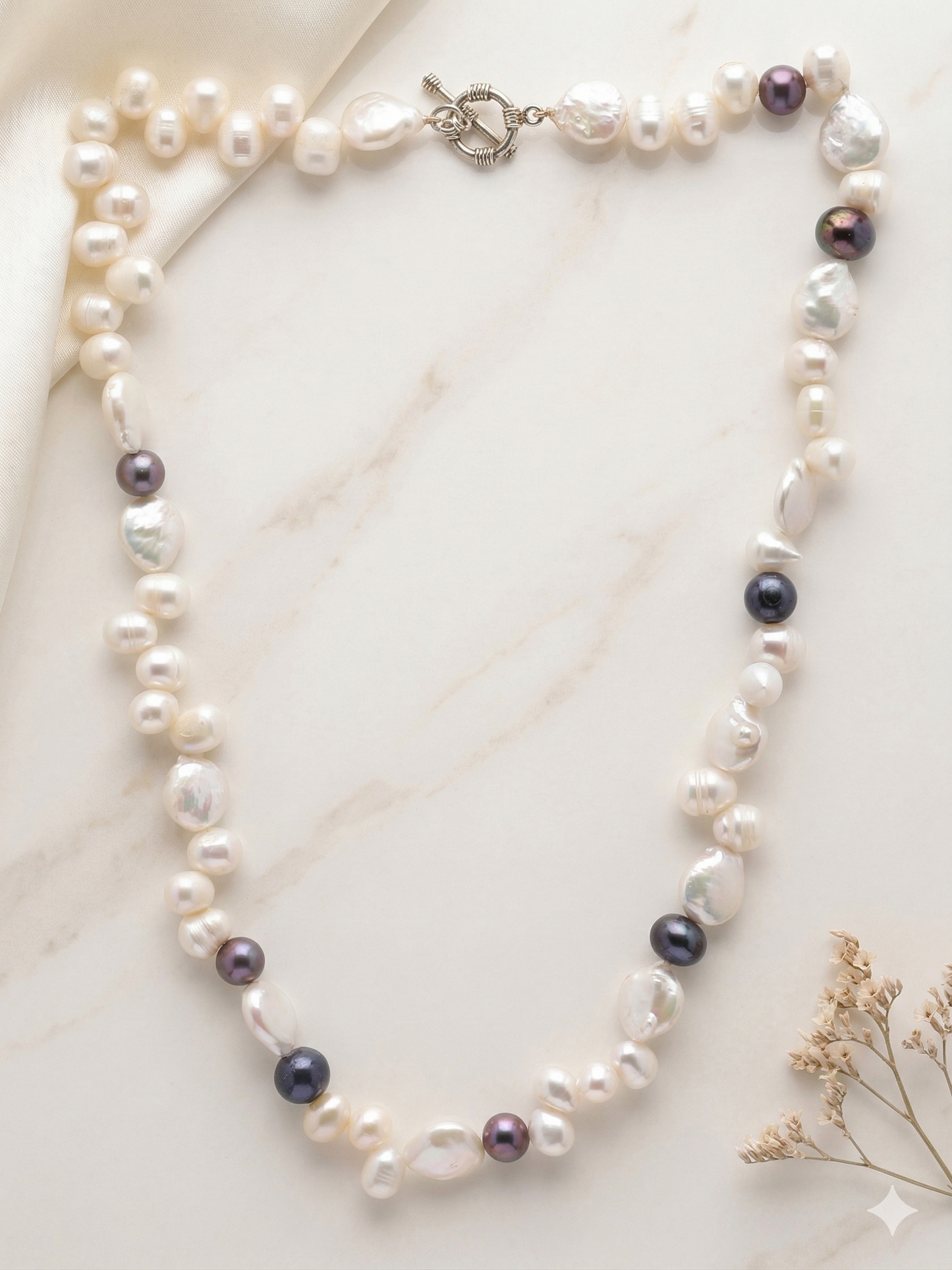 Necklace Beaded Semi Precious