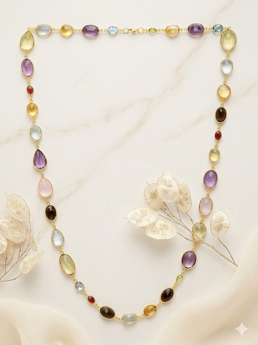 Necklace Silver Gemstone