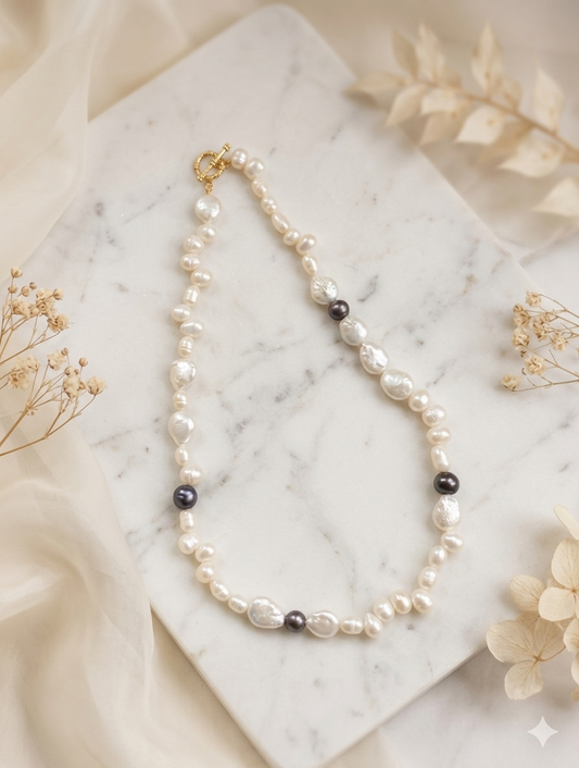 Necklace Beaded Semi Precious