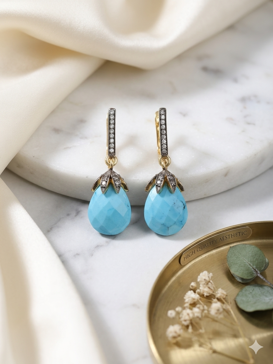Earring Silver Cubic Zirconia