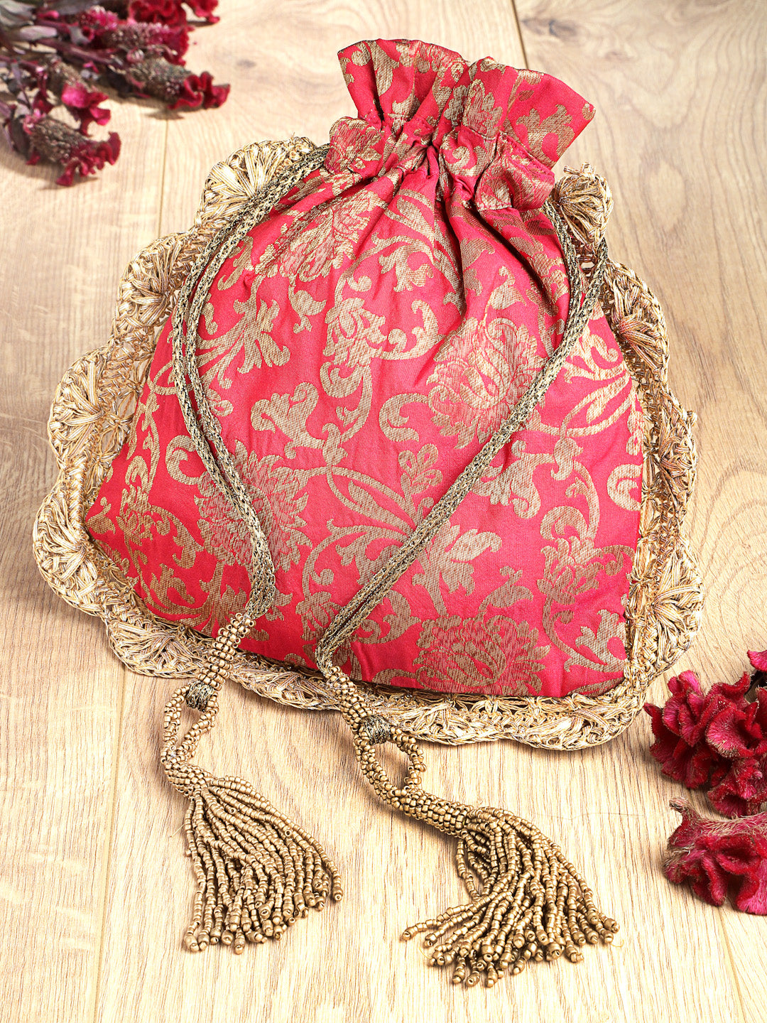 Silk Brocade Potli