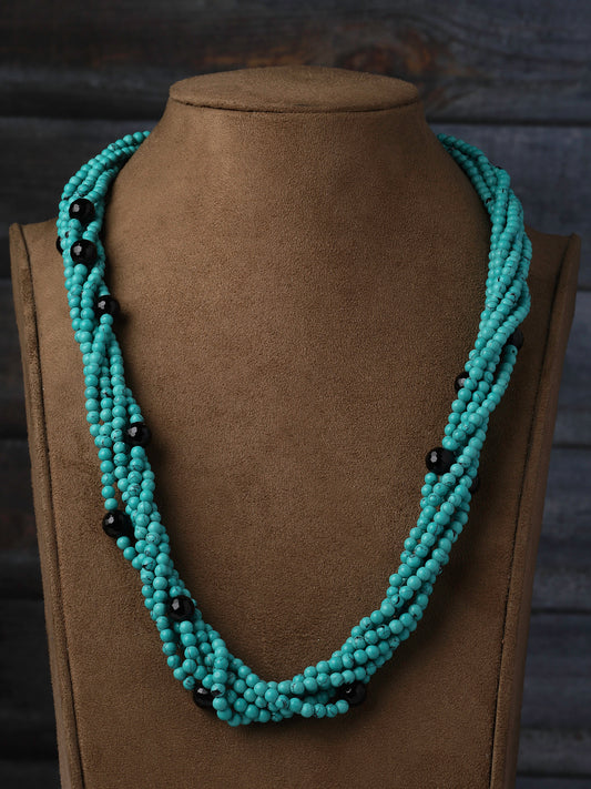 Necklace Beaded Semi Precious