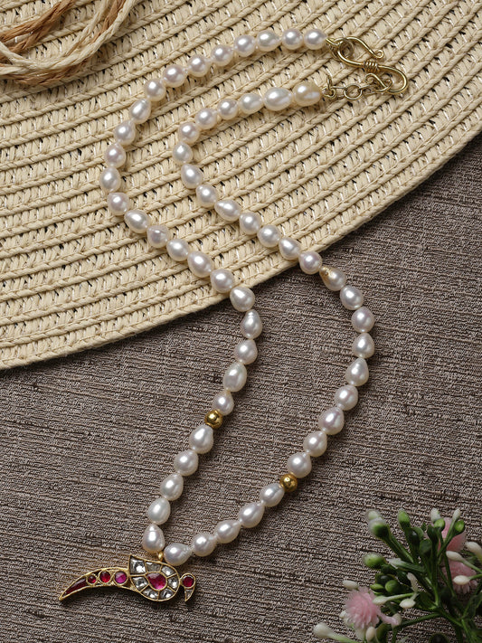 Necklace Pearl Kundan