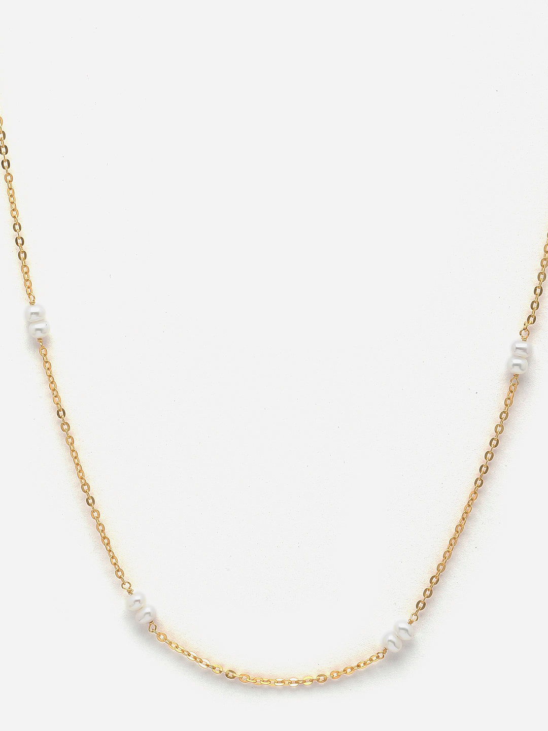 Necklace Pearl Silver Chain