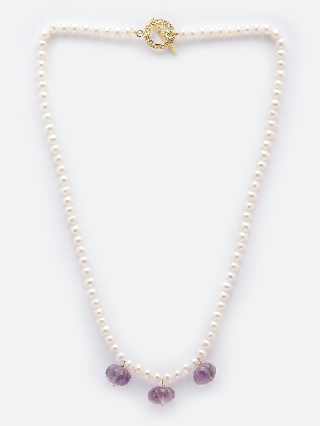 Necklace Pearl Semi Precious