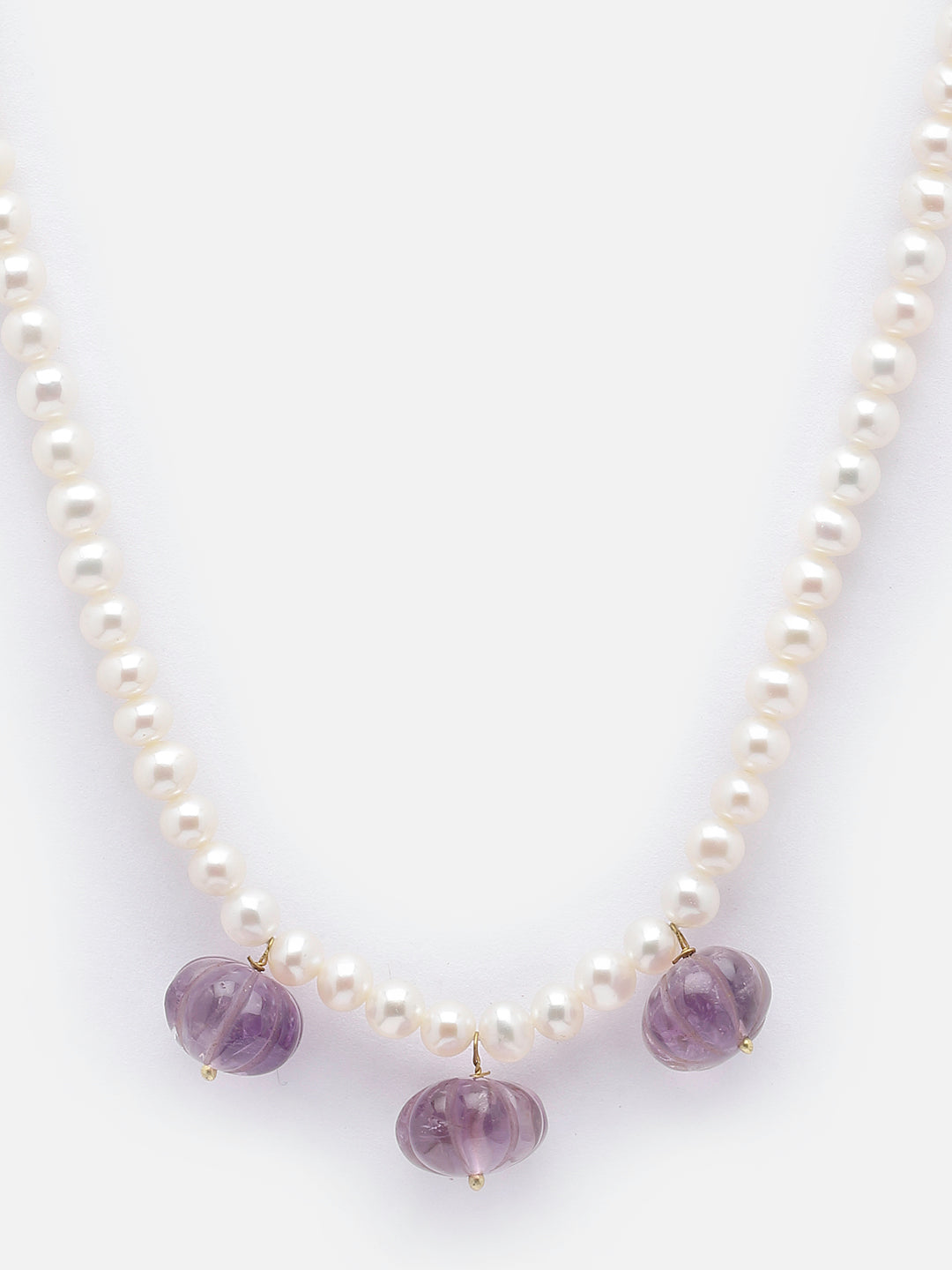 Necklace Pearl Semi Precious