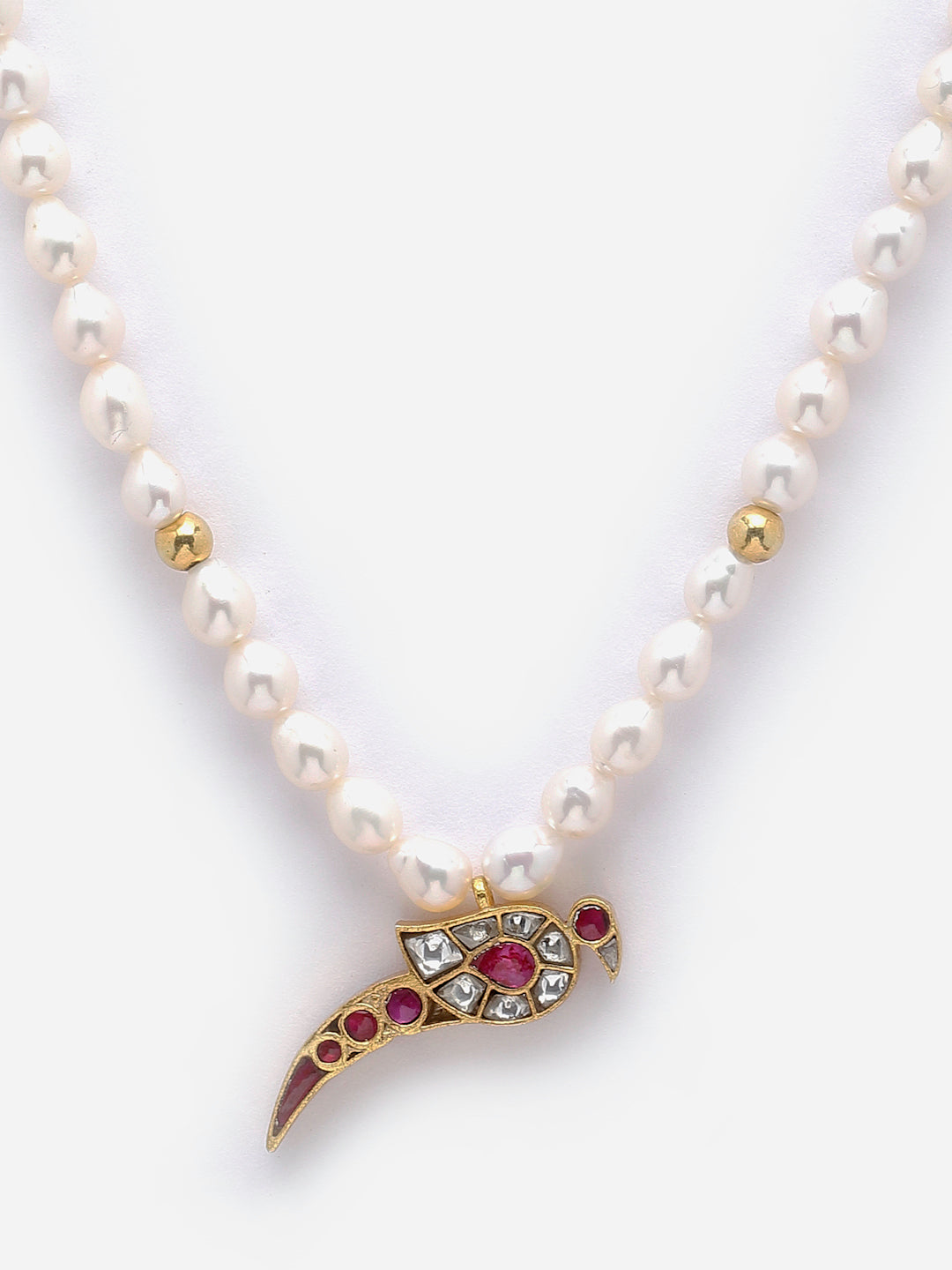 Necklace Pearl Kundan