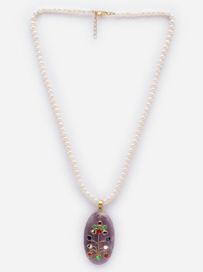 Necklace Pearl Kundan