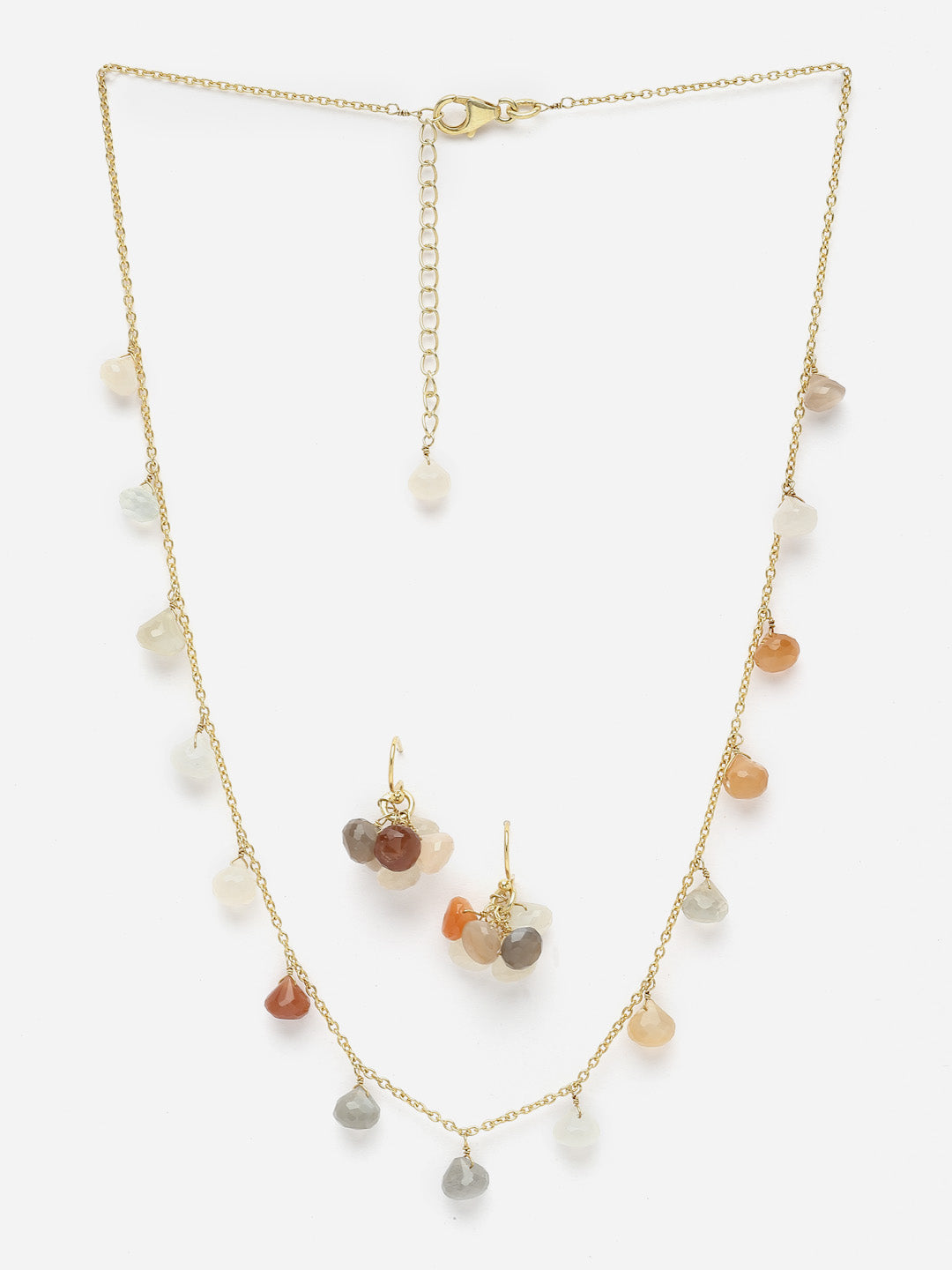 Necklace Silver Semiprecious