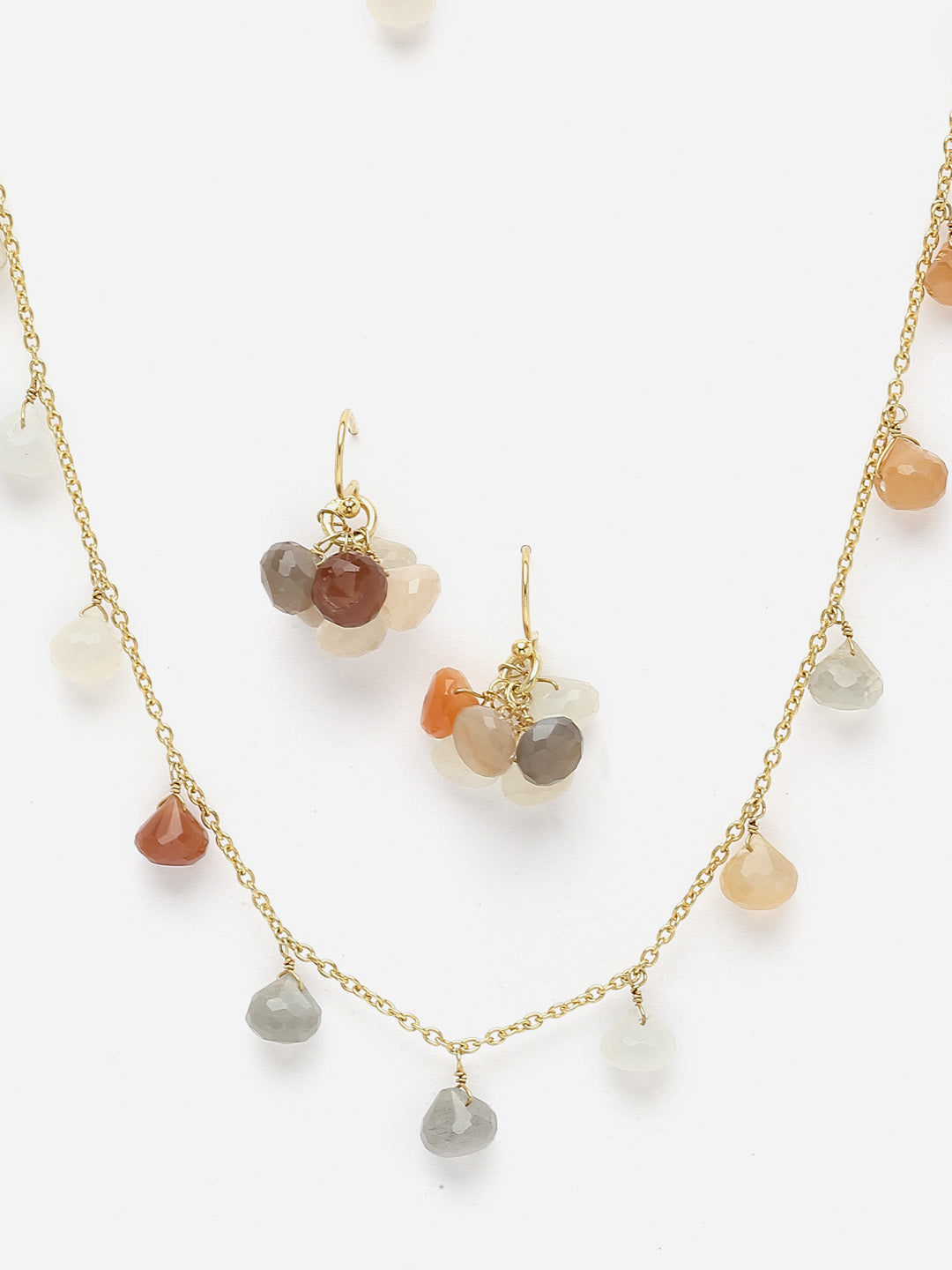 Necklace Silver Semiprecious