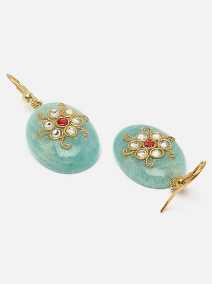 Earring Silver Kundan