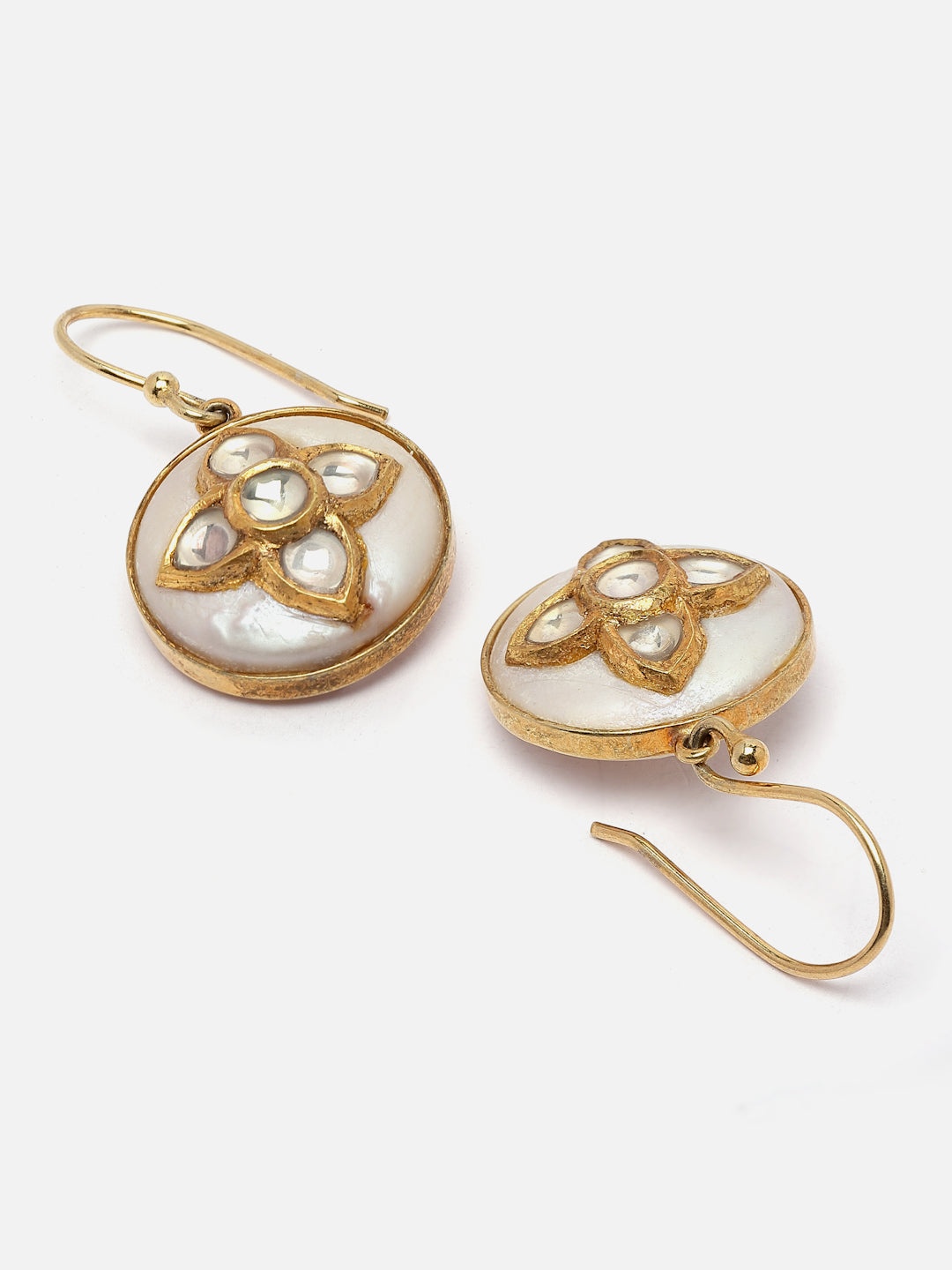 Earring Silver Kundan