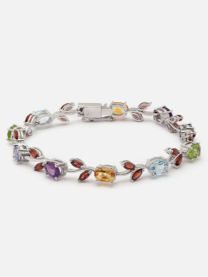 Bracelet Silver Semi Precious