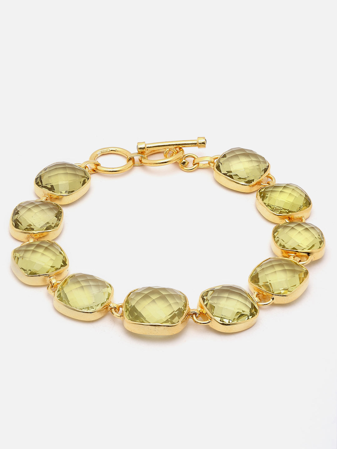 Bracelet Silver Lemon Quartz