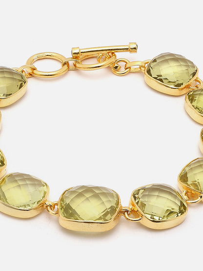 Bracelet Silver Lemon Quartz