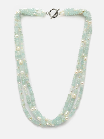 Necklace Beaded Semi Precious