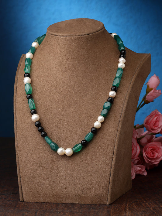 Necklace Beaded Semi Precious